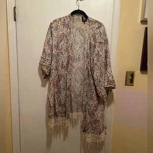 Bobeau multi colored kimono